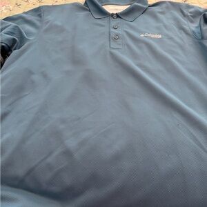 Columbia Men's Teal Polo Shirt